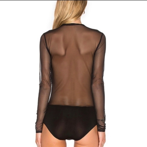 Bcbgmaxazria sheer mesh bodysuit - Picture 4 of 8